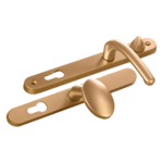 FAB & FIX Balmoral 92/62 Lever/Pad Snib UPVC Furniture - Gold