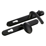 FAB & FIX Balmoral 92/62 Lever/Pad Snib UPVC Furniture - Black