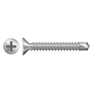 RAPIERSTAR Self Drill Screws For Reinforced UPVC - Countersunk - 3.9mm x 45mm - ZP (Qty 500)