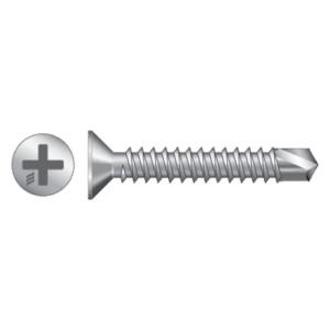 RAPIERSTAR Self Drill Screws For Reinforced UPVC - Countersunk - 4.8mm x 38mm - ZP (Qty 500)