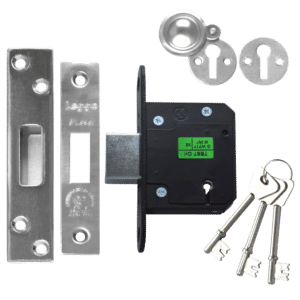 LEGGE New Style N5641 & N5761 5 Lever Deadlock - 64mm SS KD Boxed
