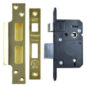 LEGGE New Style N5642 & N5762 BS 5 Lever Sashlock - 68mm PB KD Boxed