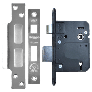 LEGGE New Style N5642 & N5762 BS 5 Lever Sashlock - 81mm SS KD Boxed