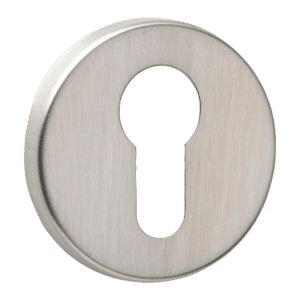URFIC Easy Click Euro Profile Escutcheon - Satin Nickel