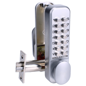 BORG LOCKS BL2201 Digital Lock With Optional Holdback Inside Handle And 60mm Latch - BL2201