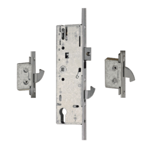 YALE YS170 Lever Operated Latch & Hookbolt Split Spindle 20mm Flat - 2 Hook - 45/92 (YS170-3HDS45)