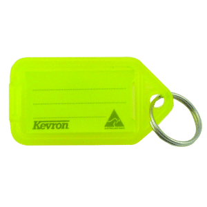 KEVRON ID38 Tags Bag of 50 Fluorescent - Fluorescent Yellow x 50