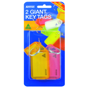KEVRON ID30 Giant Tags Blister Pack 2 pcs Assorted Colours - 2 pcs