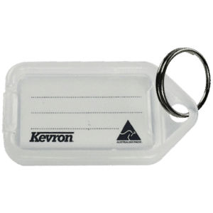 KEVRON ID30 Giant Tags Bag of 25 - Clear x 25