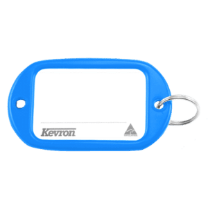 KEVRON ID10 Jumbo Key Tags Bag of 50 Assorted Colours - Light Blue x 50