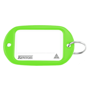 KEVRON ID10 Jumbo Key Tags Bag of 50 Assorted Colours - Light Green x 50