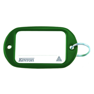 KEVRON ID10 Jumbo Key Tags Bag of 50 Assorted Colours - Green x 50