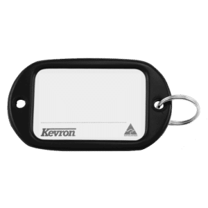 KEVRON ID10 Jumbo Key Tags Bag of 50 Assorted Colours - Black x 50