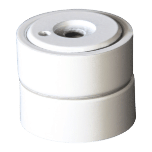 DEBAR Protec 25mm Magnetic Door Holder To Suit Flat Handle - White - 25mm