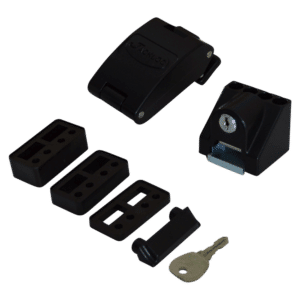 JACKLOC Titan Robust Folding Window Restrictor - Black