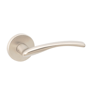 URFIC Easy Click Delta Round Rose Lever - Satin Nickel