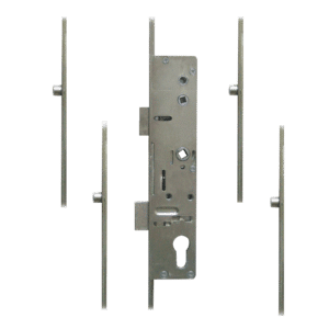 LOCKMASTER Lever Operated Latch & Deadbolt Twin Spindle - 4 Roller - 35/92