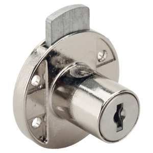 RONIS 18600 Round Drawer Furniture Lock - 22mm NP KD under “SM” MK Series