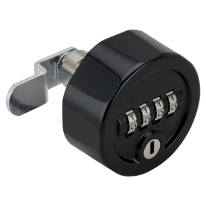 RONIS C4 Combination Cam Lock With Key Override - Black