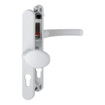 HOPPE UPVC Lever / Moveable Pad Door Furniture 76G/3633N/3623N/1710 - 92mm/62mm Centres White