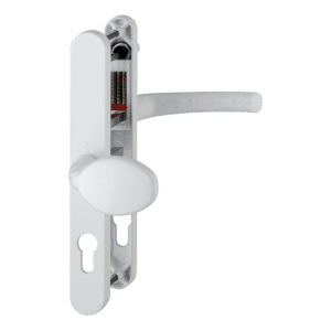 HOPPE UPVC Lever / Moveable Pad Door Furniture 76G/3633N/3623N/1710 - 92mm/62mm Centres White