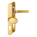 HOPPE UPVC Lever / Moveable Pad Door Furniture 76G/3633N/3623N/1710 - 92mm/62mm Centres Gold