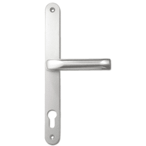 HOPPE London UPVC Lever / Moveable Pad Door Furniture 76G/3831N/113 - 92mm/62mm Centres Silver