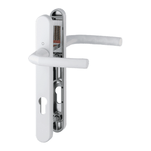 HOPPE Birmingham 92mm UPVC Lever Door Furniture 122mm Screw Centers 1117/3811N - 92mm Centres White