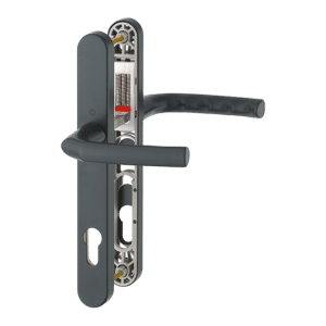 HOPPE Birmingham 92mm UPVC Lever Door Furniture 215mm Screw Centers 1117/3810N - 92mm Centres Black