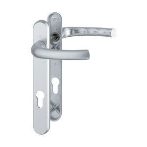 HOPPE Tokyo 92mm UPVC Lever Door Furniture 1710RH/3370N/3360N - 92mm Centres Silver