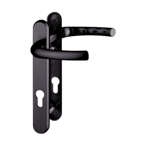HOPPE Tokyo 92mm UPVC Lever Door Furniture 1710RH/3370N/3360N - 92mm Centres Black