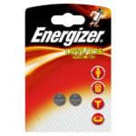 ENERGIZER 150MAH LR44 A76 Lithium Coin Battery Cell Twin Pack - 150MAH