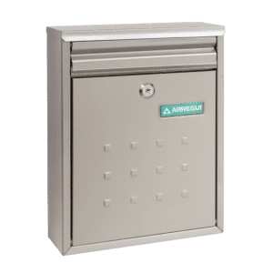 ARREGUI Dime Mailbox - Satin Stainless Steel