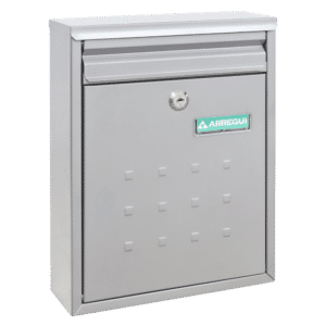 ARREGUI Dime Mailbox - Silver