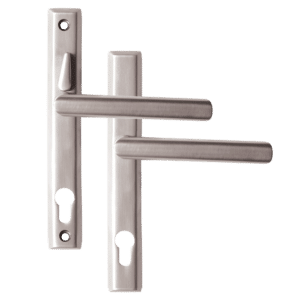 LOXTA Stealth Lever Handle (Euro External) - 211mm 92PZ - Double Locking Polished Silver