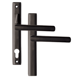 LOXTA Stealth Lever Handle (Blank External) - 211mm 92PZ - Polished Black