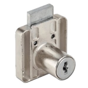 RONIS 4500 Square Drawer Furniture Lock - 22mm NP KA under “SM” MK Series