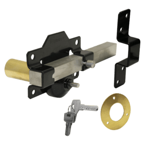 A PERRY Single Locking Long Throw Gate Lock - 50mm Single Locking