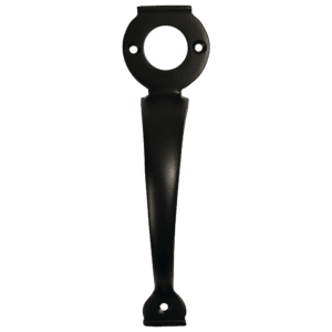 A PERRY Solid Brass Long Throw Lock Gate Handle - Black