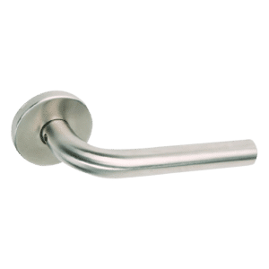 BRITON Straight Lever on Rose with Round Bar - Straight 4203.19.SS