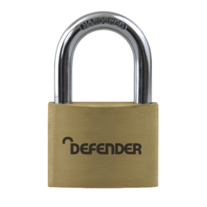 DEFENDER Brass Open Shackle Padlock - 30mm KD