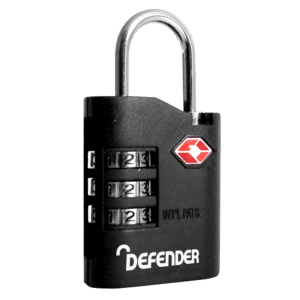 DEFENDER TSA Travel Sentry Padlock - Combi Locking - 35mm Single Combi