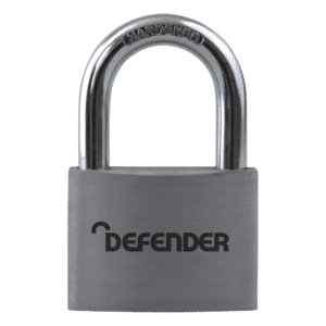 DEFENDER Aluminium Open Shackle Padlock - 50mm KD