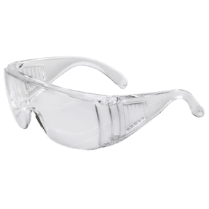 ALDRIDGE General Purpose Cover Safety Glasses - Polycarbonate Anti-Static Lens