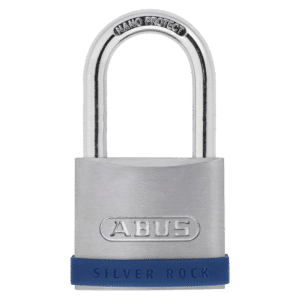 ABUS Silver Rock 5 Long Shackle Padlock - 50mm KD Visi - 80mm Shackle
