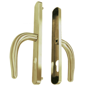 FULLEX Nanocoast Plate Mounted Lever Handle Furniture - Gold