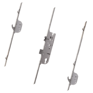 MACO Lever Operated Latch & Deadbolt Single Spindle - 2 Hook 4 Oval Cam - 45/92