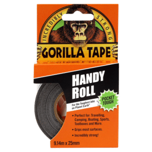 GORILLA Tape - Black - 9m Handy Roll