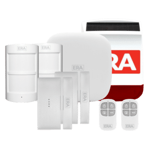 ERA HomeGuard Alarm Kit 1 - 1 Hub, 2 PIR, 2 Contact, 2 Remote, Siren
