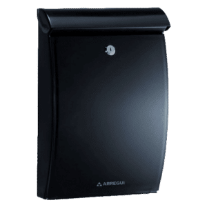 ARREGUI Mininova Plastic Mailbox - Black